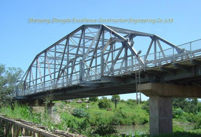 आसान Assemebly Prefab इस्पात संरचना Trestle Steel Bridge